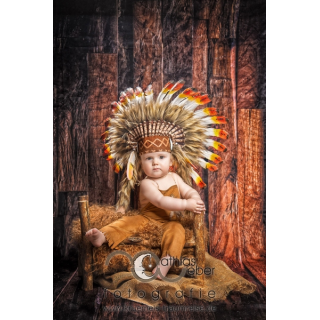 Babyfoto Kinderfoto Saar Pfalz Baby Indianer Federn Federschmuck Native American Headdress