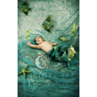 Babyfotografie Kinderfotografie Saar Pfalz Meerjungfrau Meermann Nixe Unterwasser Fische Mermaid