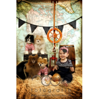 Babyfotografie Kinderfotografie Saar Pfalz Piraten Hunde Freibeuter Insel Schiff Schatz