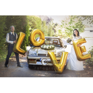 Hochzeitsfotografie Saar Pfalz Wedding Braut BrÃ¤utigam Brautpaar BrautstrauÃŸ Outdoor Opel Manta Love