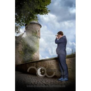 Hochzeitsfotografie Saarland Saar Pfalz Wedding Braut BrÃ¤utigam Brautpaar Turm Fernrohr